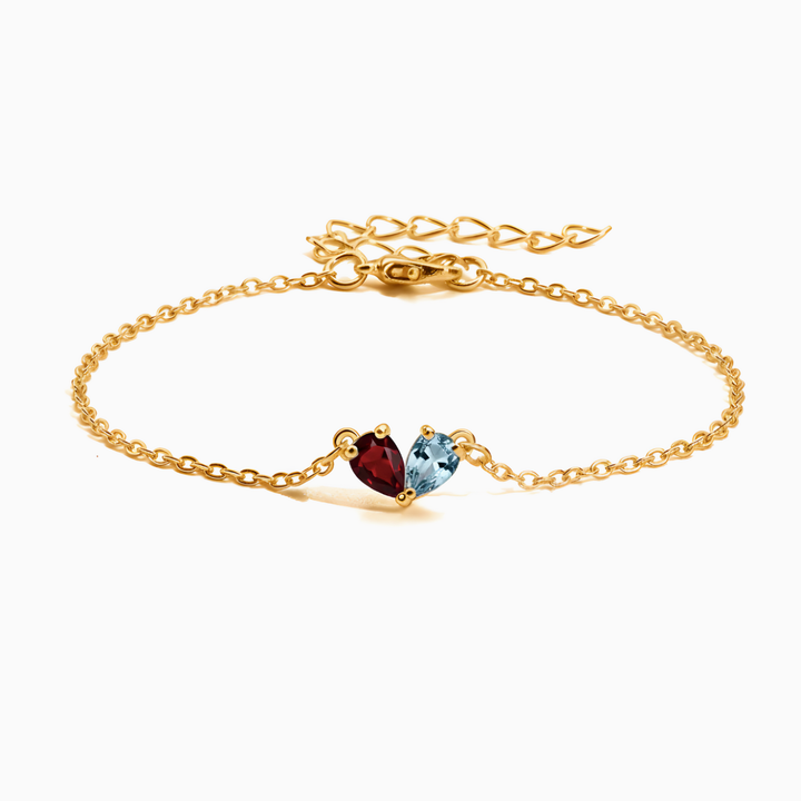 Pulsera Dos Corazones
