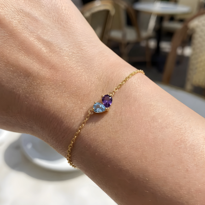 Pulsera Dos Corazones
