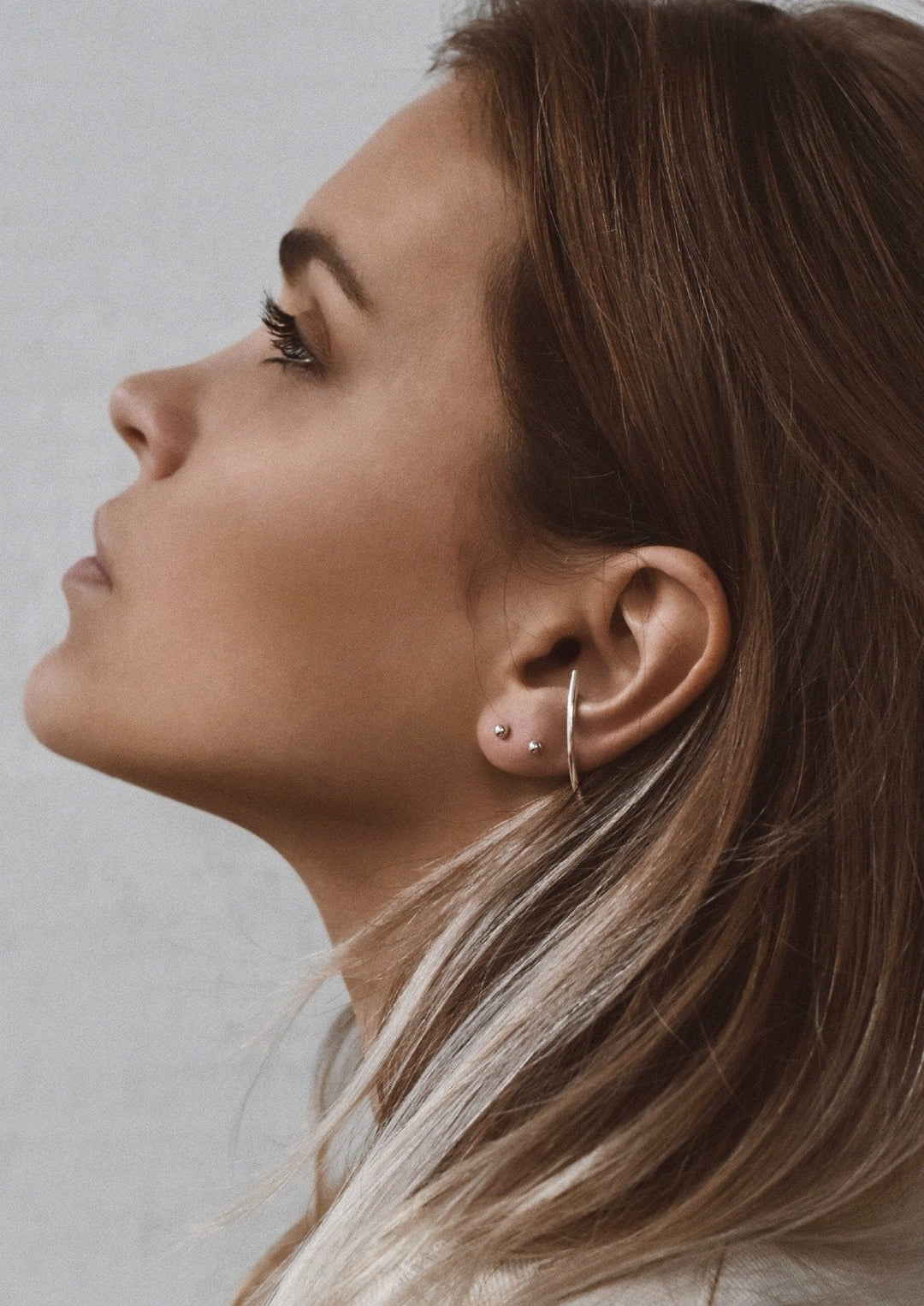 Pendientes Radius de Plata