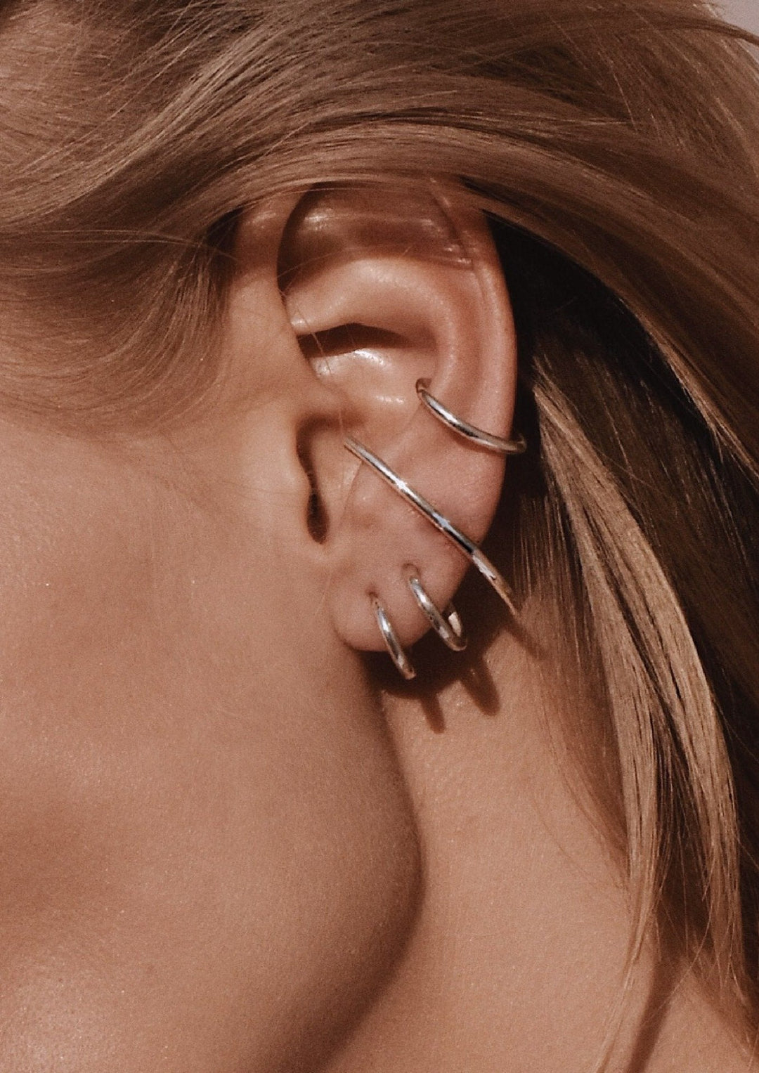 Pendientes Radius de Plata