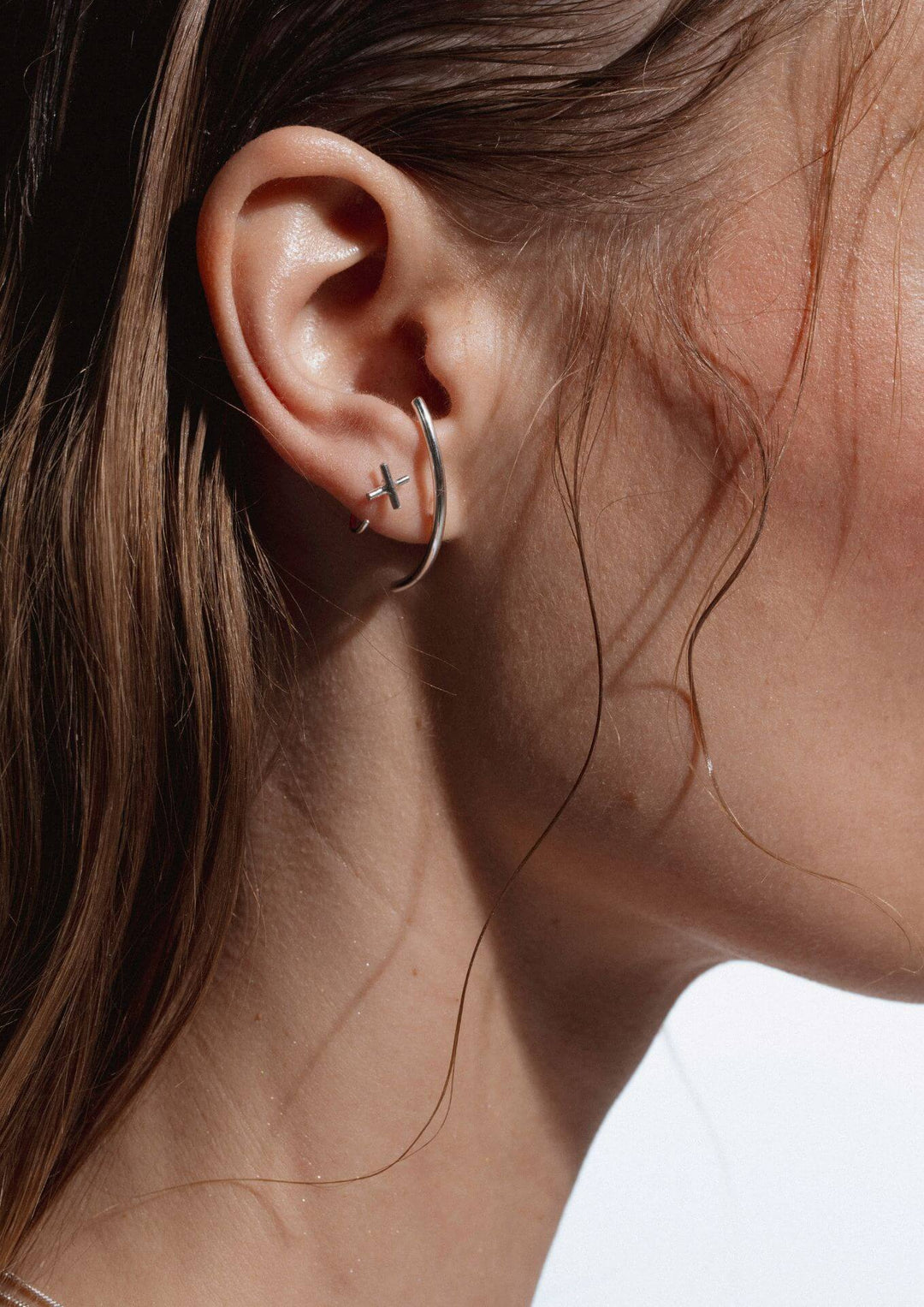 Pendientes Radius de Plata